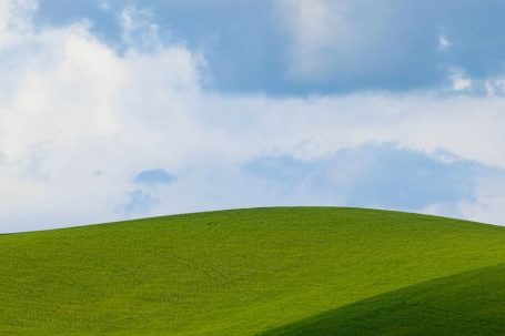 Perfect Landscaping - Landscape with Perfect Green Grass Hills